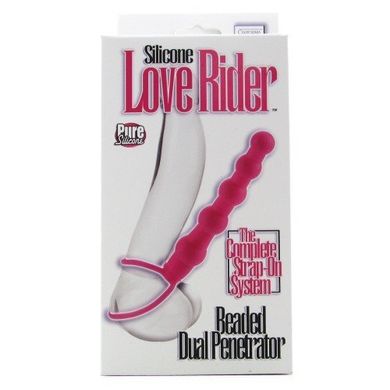 Насадка для подвійного проникнення Love Rider Beaded Dual Penetrator Pink купити в sex shop Sexy
