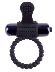 Ерекційне кільце Fantasy C-Ringz Vibrating Silicone Super Ring Black купити в sex shop Sexy