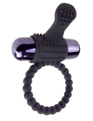 Эрекционное кольцо Fantasy C-Ringz Vibrating Silicone Super Ring Black купить в sex shop Sexy