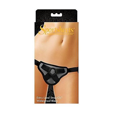 Трусики для страпона Sportsheets Entry Level Strap-On Waterproof Black купити в sex shop Sexy