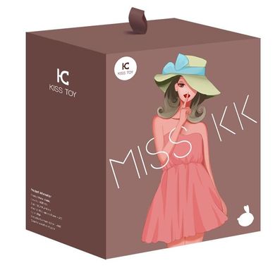 Вакуумний стимулятор з вібрацією KissToy Miss KK Pink купити в sex shop Sexy