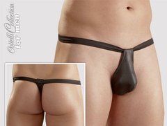 Мужские виниловые трусы-стринги String Schmalissimo купить в sex shop Sexy