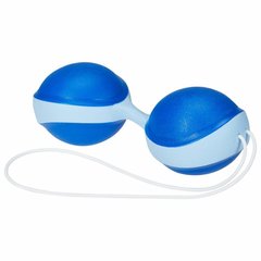 Вагинальные шарики Amor Gym Ball Duo Blue/Dark Blue купить в sex shop Sexy