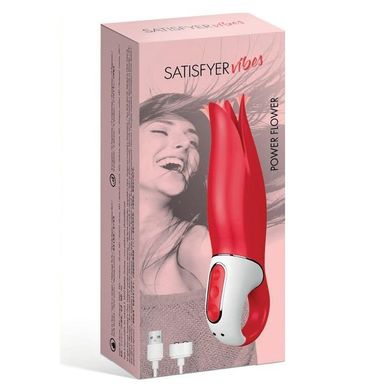 Стимулятор ерогенних зон Satisfyer Vibes Power Flower купити в sex shop Sexy