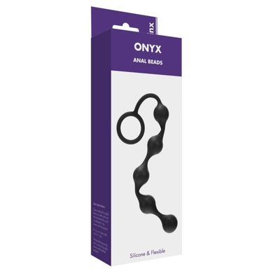 Анальні кульки Kinx Onyx Silicone Anal Beads Black купити в sex shop Sexy