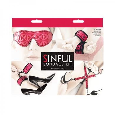 Набір для бондажа Sinful Bondage Kit Pink купити в sex shop Sexy