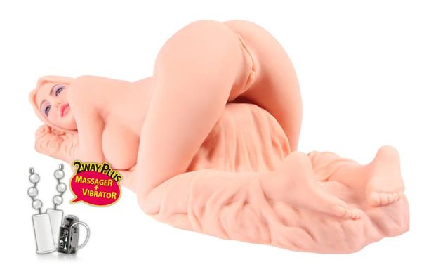 Реалістична лялька-мастурбатор з вібрацією, ротацією і голосом Kokos Valentina Deluxe купити в sex shop Sexy