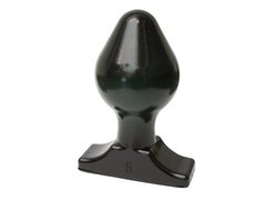 Велика анальна пробка All Black Kevin Butt Plug 8 cm від Mister B купити в sex shop Sexy