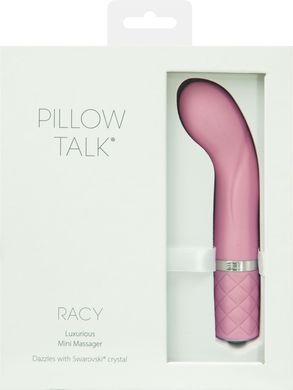 Роскошный вибратор PILLOW TALK - Racy Pink с кристаллом Сваровски купити в sex shop Sexy
