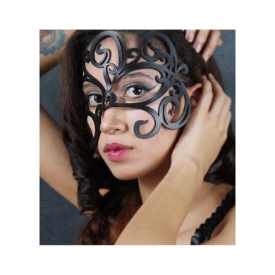 Кожаная ажурная маска Scappa для Садо Мазо игр купить в sex shop Sexy