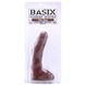 Реалістичний фалоімітатор Basix Rubber 10 Fat Boy Brown купити в секс шоп Sexy