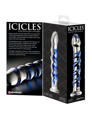 Скляний фалоімітатор Icicles No 5 купити в sex shop Sexy