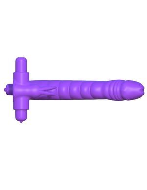 Насадка для двойного проникновения с вибрацией Fantasy C-Ringz Silicone Double Penetrator Rabbit купить в sex shop Sexy