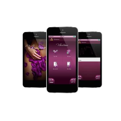 Вибро-шарики управляемые смартфоном Vibratissimo Duoball Charger Blackberry/Black купить в sex shop Sexy