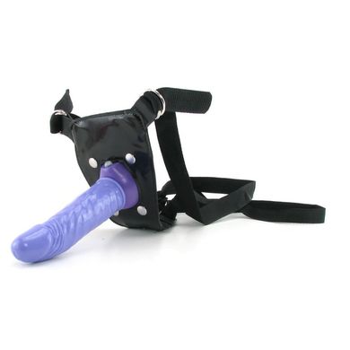 Вібро-страпон Fetish Fantasy Series Wireless 3-Speed ​​Strap-On Purple купити в sex shop Sexy