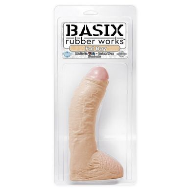 Реалістичний фалоімітатор Basix Rubber 10 Fat Boy Flesh купити в sex shop Sexy
