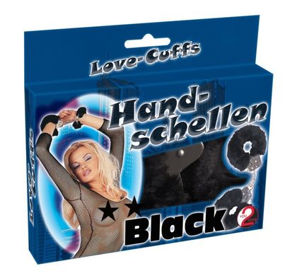 Наручники с мехом Hand Schellen Black купить в sex shop Sexy