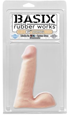 Реалистичный фаллоимитатор Basix Rubber Works 6 Dong купить в sex shop Sexy