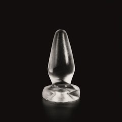 Большая анальная пробка Dark Crystal Neelis Butt Plug Clear от Mister B купить в sex shop Sexy