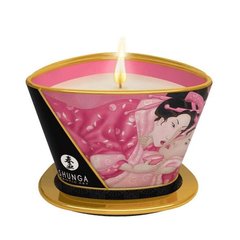 Массажная свеча Shunga MASSAGE CANDLE - Rose Petals (170 мл) купить в sex shop Sexy