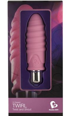 Вибратор Rocks Off Mini-Mates 10 Twirl Pink купить в sex shop Sexy