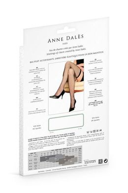 Чулки Anne De Ales STELLA T1 Black купити в sex shop Sexy