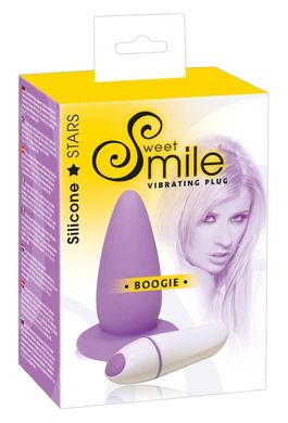 Анальна пробка Smile Boogie Butt Plug Silicon купити в sex shop Sexy