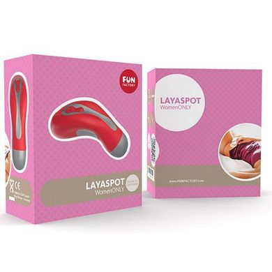 Вібро-масажер LayaSpot Fun Factory Червоний / Сірий купити в sex shop Sexy