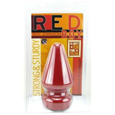 Величезна анальна пробка Red Boy The Challenge X-Large Butt Plug купити в sex shop Sexy
