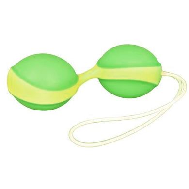 Вагінальні кульки Amor Gym Ball Duo Green / Yellow купити в sex shop Sexy