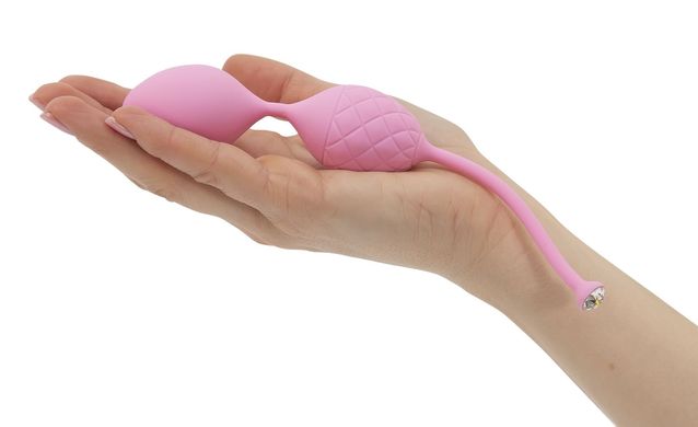 Роскошные вагинальные шарики PILLOW TALK - Frisky Pink с кристаллом Сваровски купити в sex shop Sexy