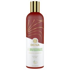 Масажне масло DONA Reinvigorate Coconut & Lime Essential Massage Oil 120 мл купити в sex shop Sexy