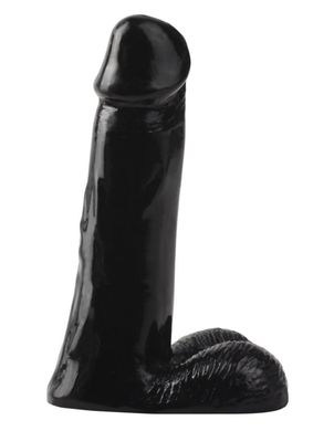 Реалистичный фаллоимитатор Basix Rubber Works 8 Dong Black купить в sex shop Sexy