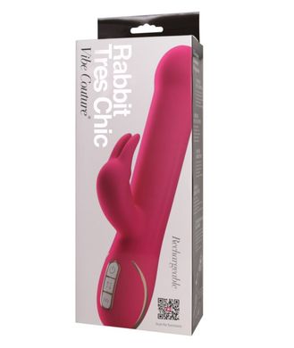Перезаряджається пульсатор Rabbit Tres Chic Pink Vibrator купити в sex shop Sexy