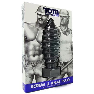 Огромная анальная пробка Tom of Finland Screw U Anal Plug купить в sex shop Sexy