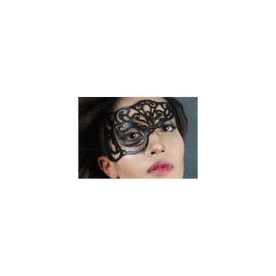 Черная ажурная маска из натуральной кожи для Садо-Мазо купить в sex shop Sexy