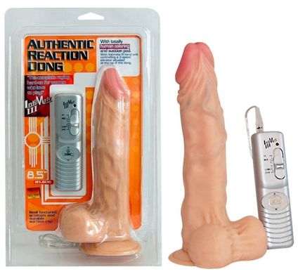 Реалистичный вибратор Authentic Reaction Dong купить в sex shop Sexy