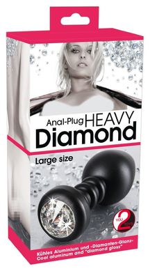 Анальна пробка з кристалом Heavy Diamond Plug L купити в sex shop Sexy