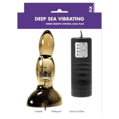 Анальная пробка с вибрацией Kinx Deep Sea Vibrating Butt Plug купить в sex shop Sexy