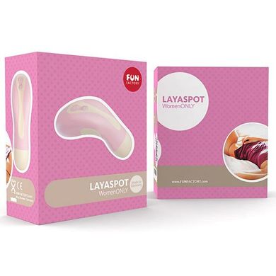 Вібро-масажер LayaSpot Fun Factory Рожевий / Білий купити в sex shop Sexy