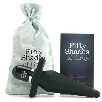 Анальна вібро-пробка Fifty Shades of Grey Delicious Fullness Vibrating Butt Plug купити в sex shop Sexy
