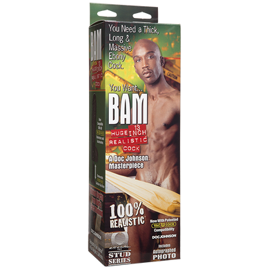 Фаллоимитатор Doc Johnson BAM - Huge 13 Inch Realistic Cock купити в sex shop Sexy