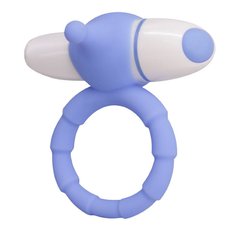 Эрекционное вибро-кольцо Swirly Pop Blue Penisring купить в sex shop Sexy