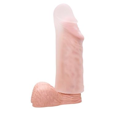 Увеличивающая насадка на пенис Super Dick Sleeve купить в sex shop Sexy