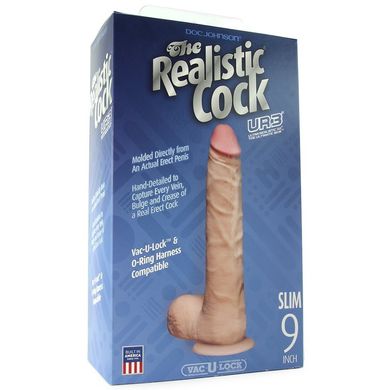 Фалоімітатор UltraSkyn The Realistic Cock 9 White купити в sex shop Sexy