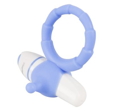 Эрекционное вибро-кольцо Swirly Pop Blue Penisring купить в sex shop Sexy