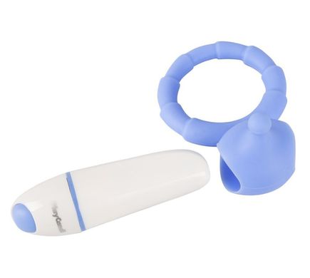 Ерекційне вібро-кільце Swirly Pop Blue Penisring купити в sex shop Sexy
