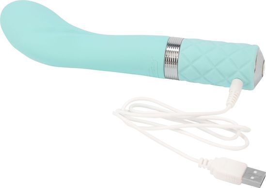 Роскошный вибратор PILLOW TALK - Sassy Teal с кристаллом Сваровски купить в sex shop Sexy