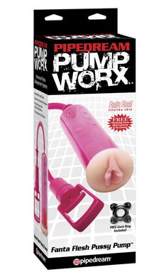 Вакуумна помпа для пеніса Pump Worx Fanta Flesh Pussy Pump купити в sex shop Sexy