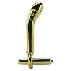 Стеклянный вибро-стимулятор Icicles Gold Edition G05 купить в sex shop Sexy